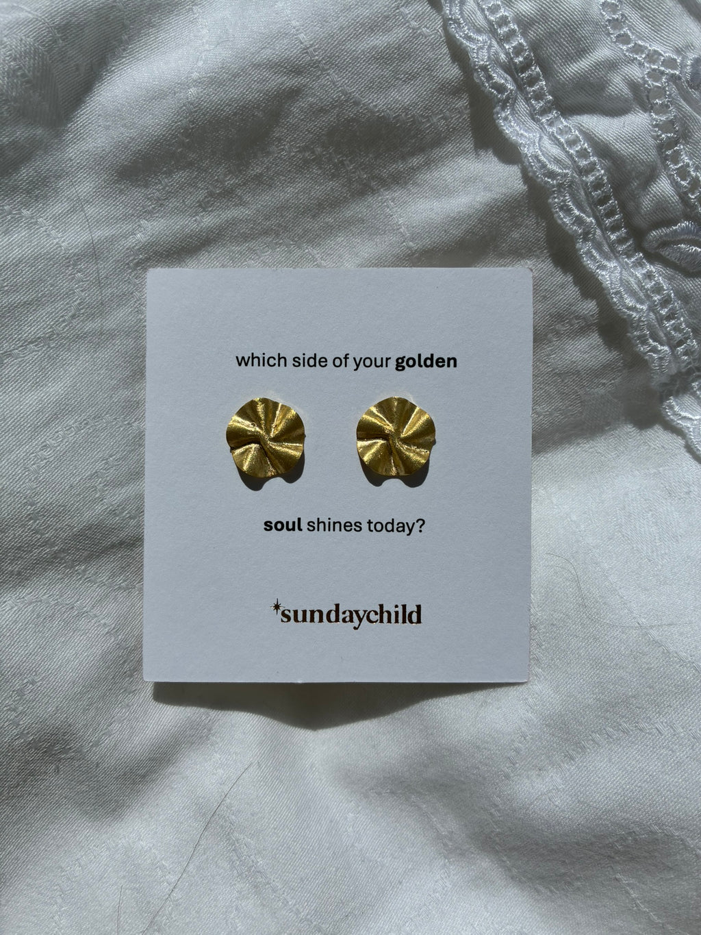 golden soul earrings gold