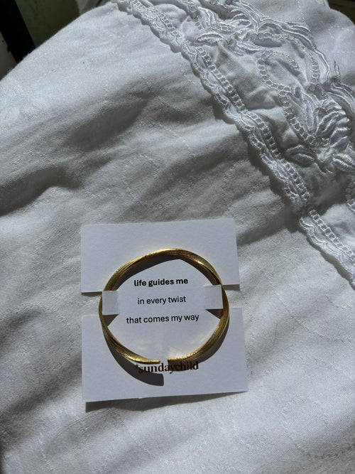 guide bracelet gold