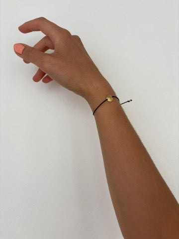 centered 2 bracelet gold