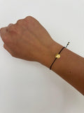 centered 2 bracelet gold