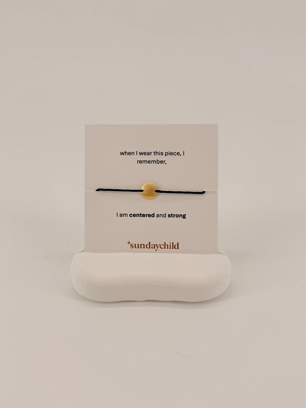 centered 2 bracelet gold