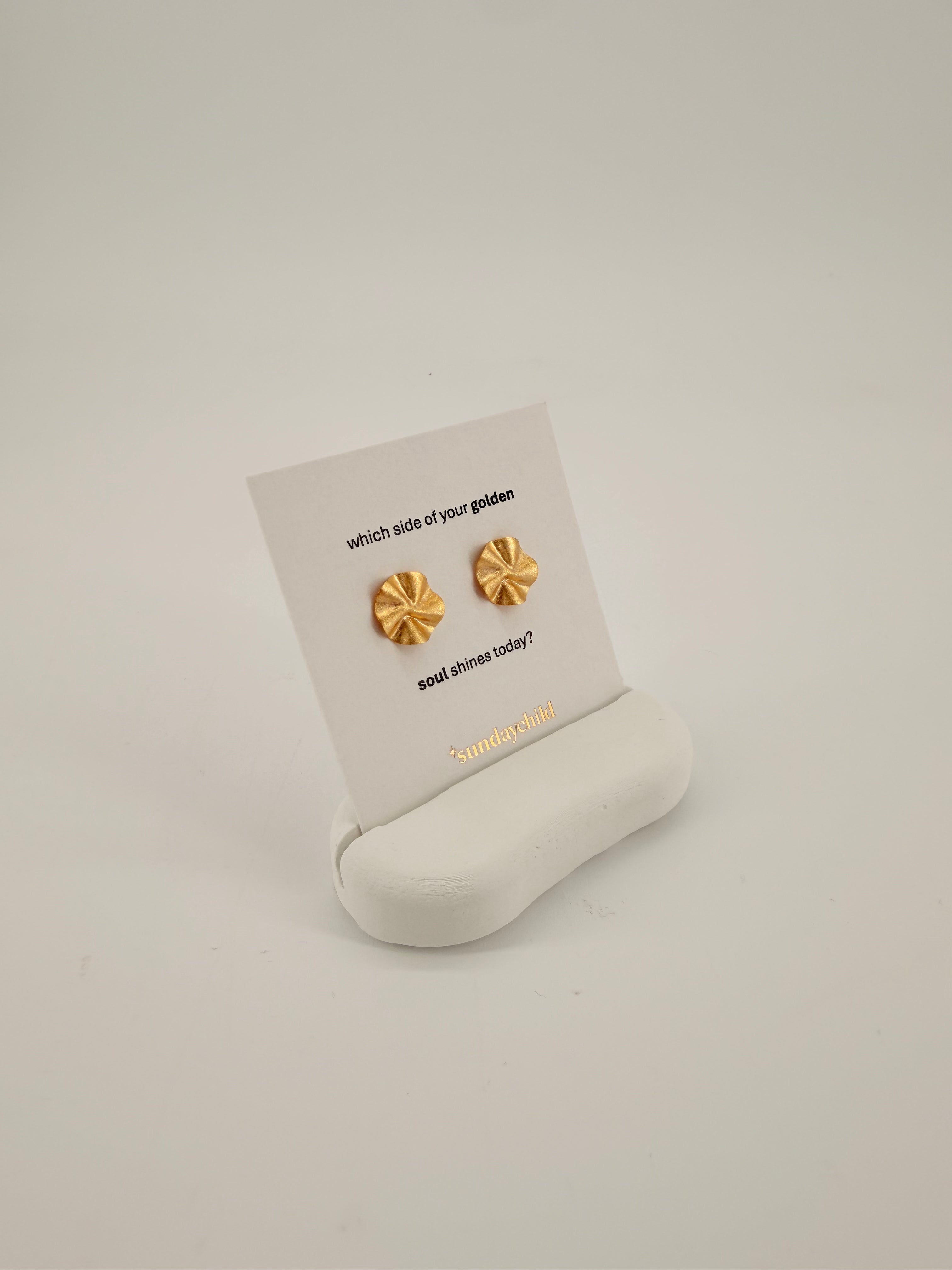 golden soul earrings gold