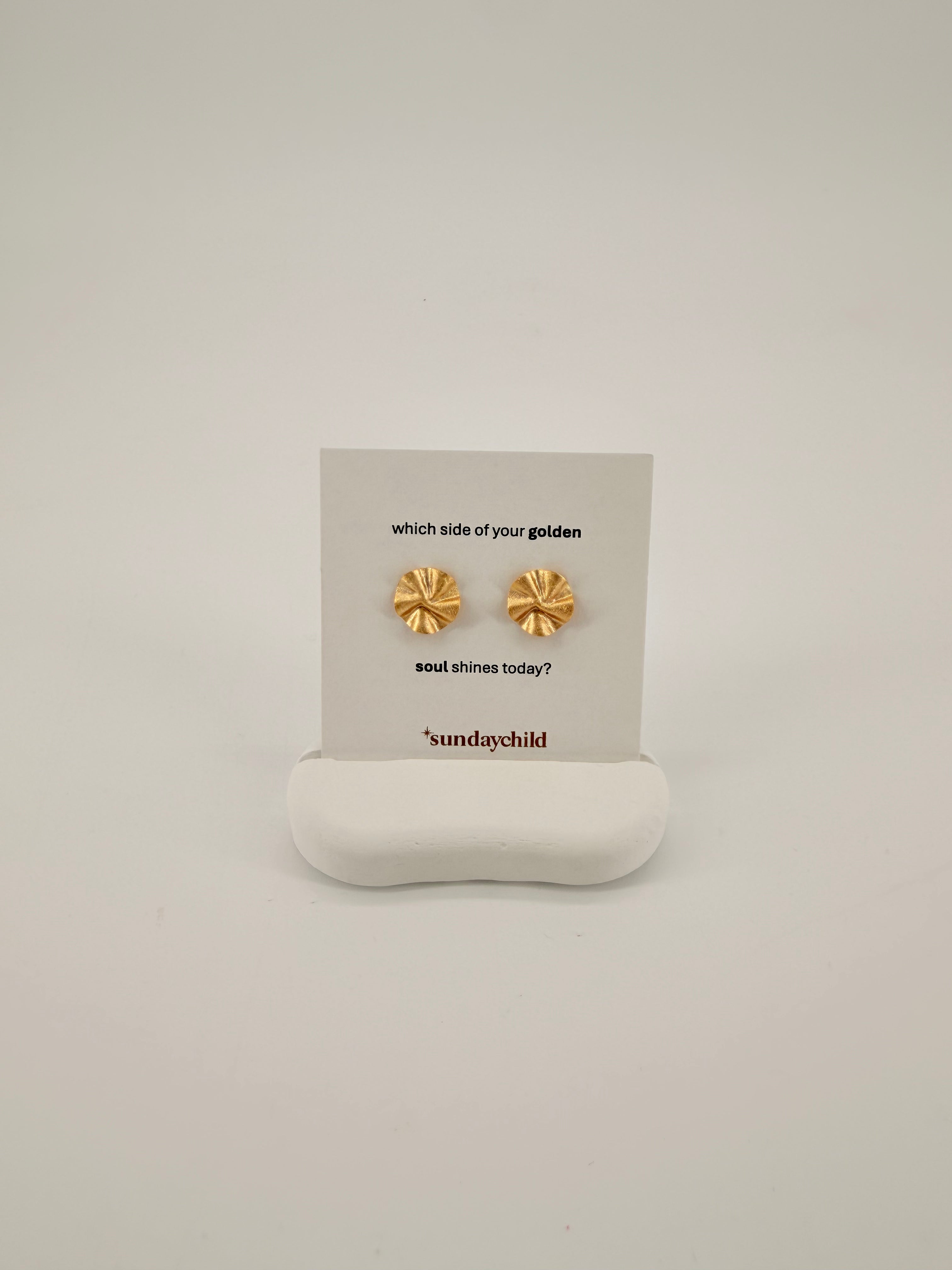 golden soul earrings gold