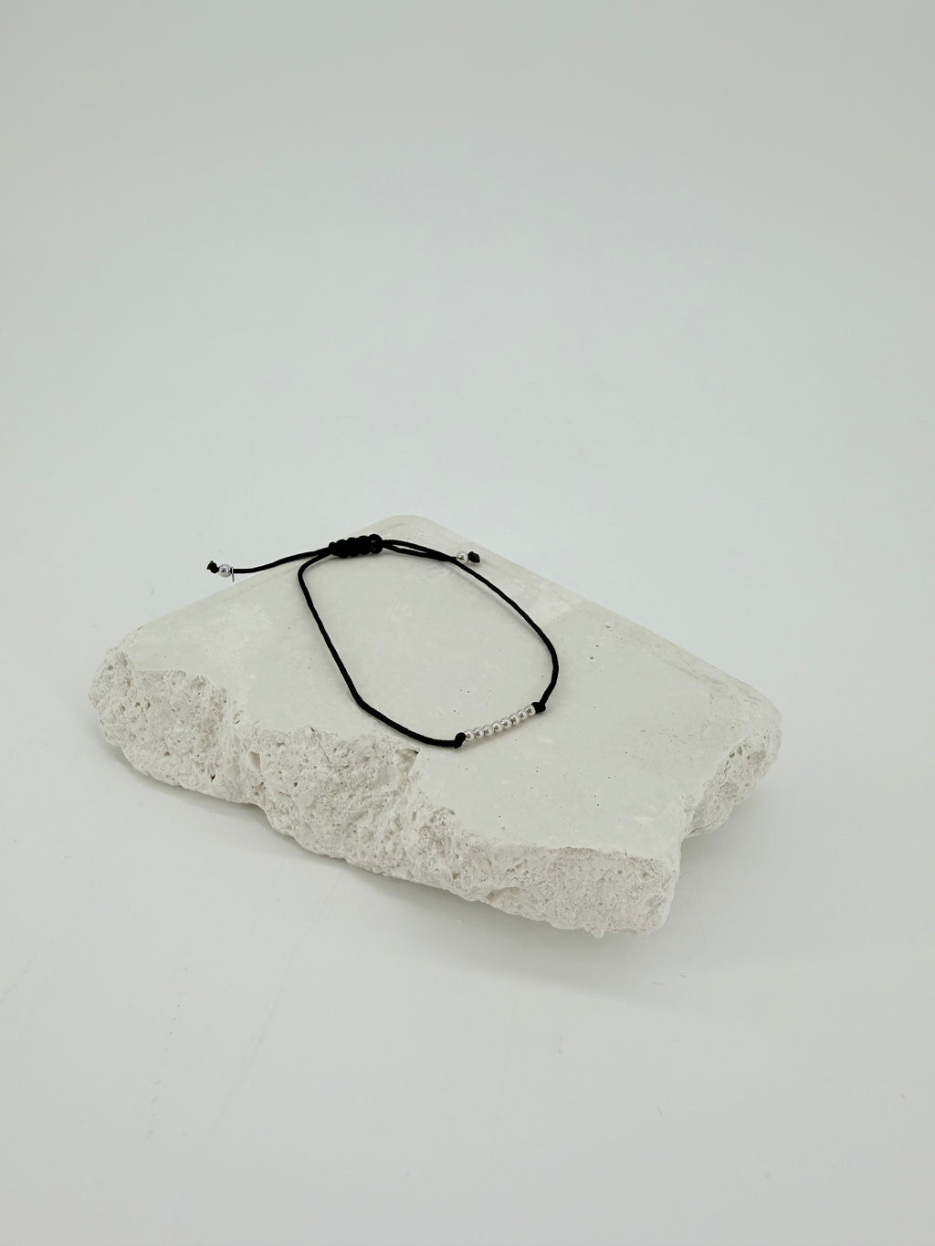 centered bracelet silver