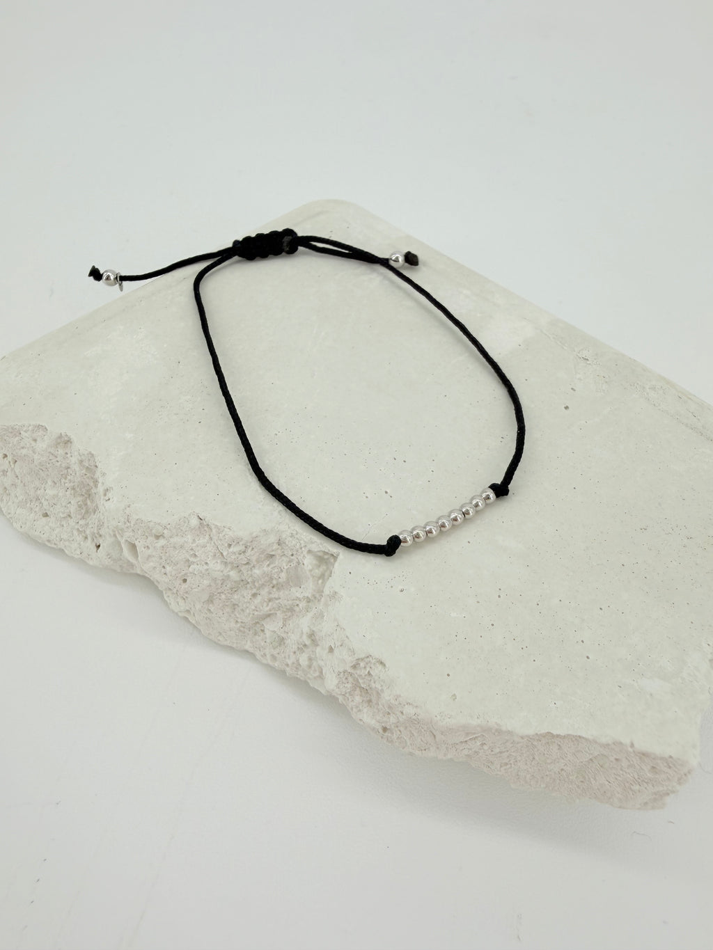 centered bracelet silver