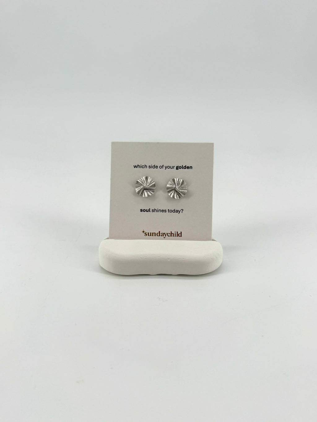 golden soul earrings silver