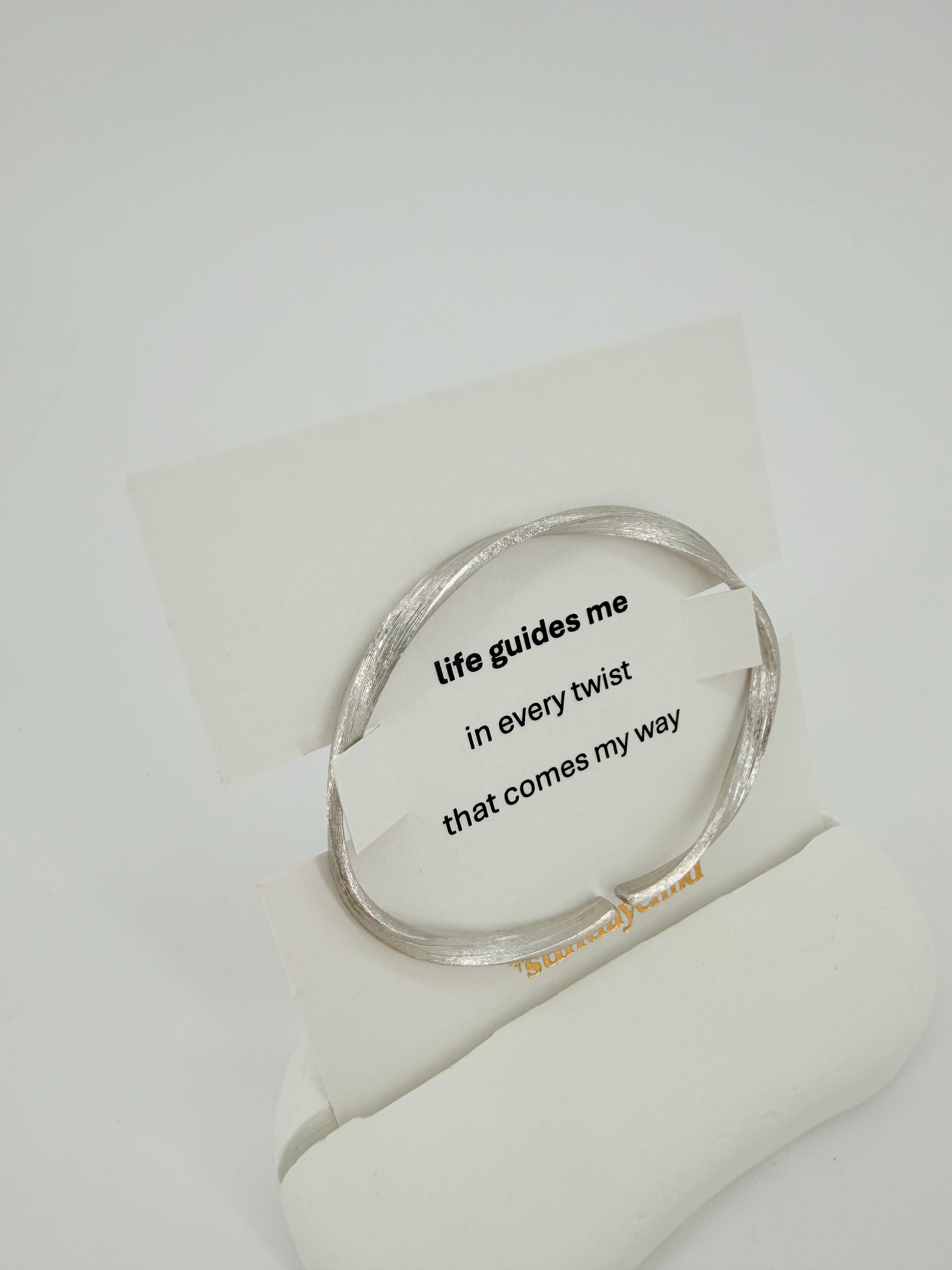 guide bracelet silver