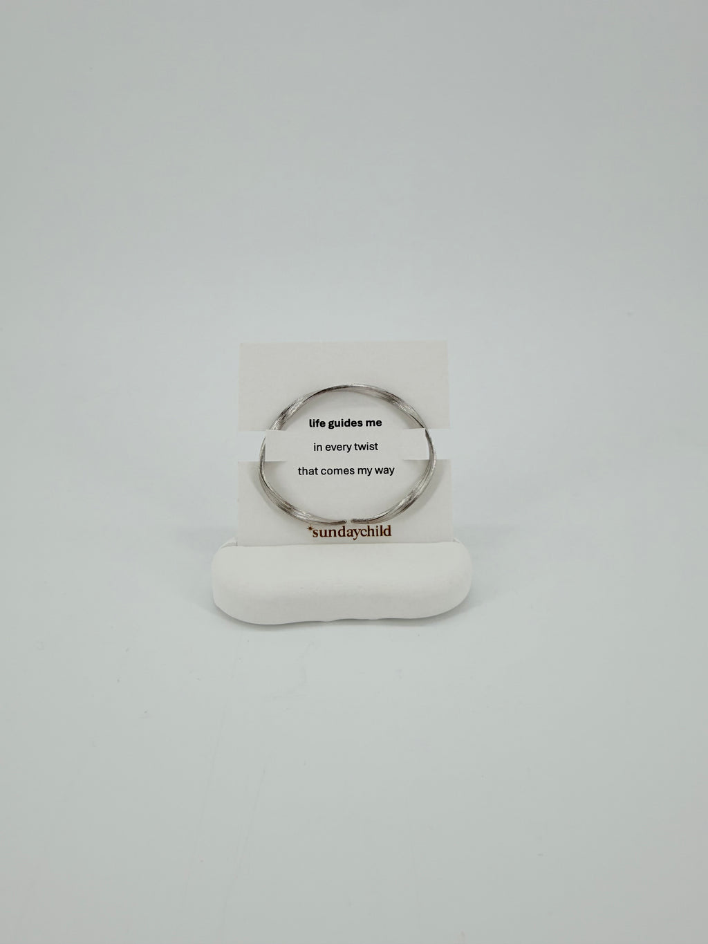 guide bracelet silver