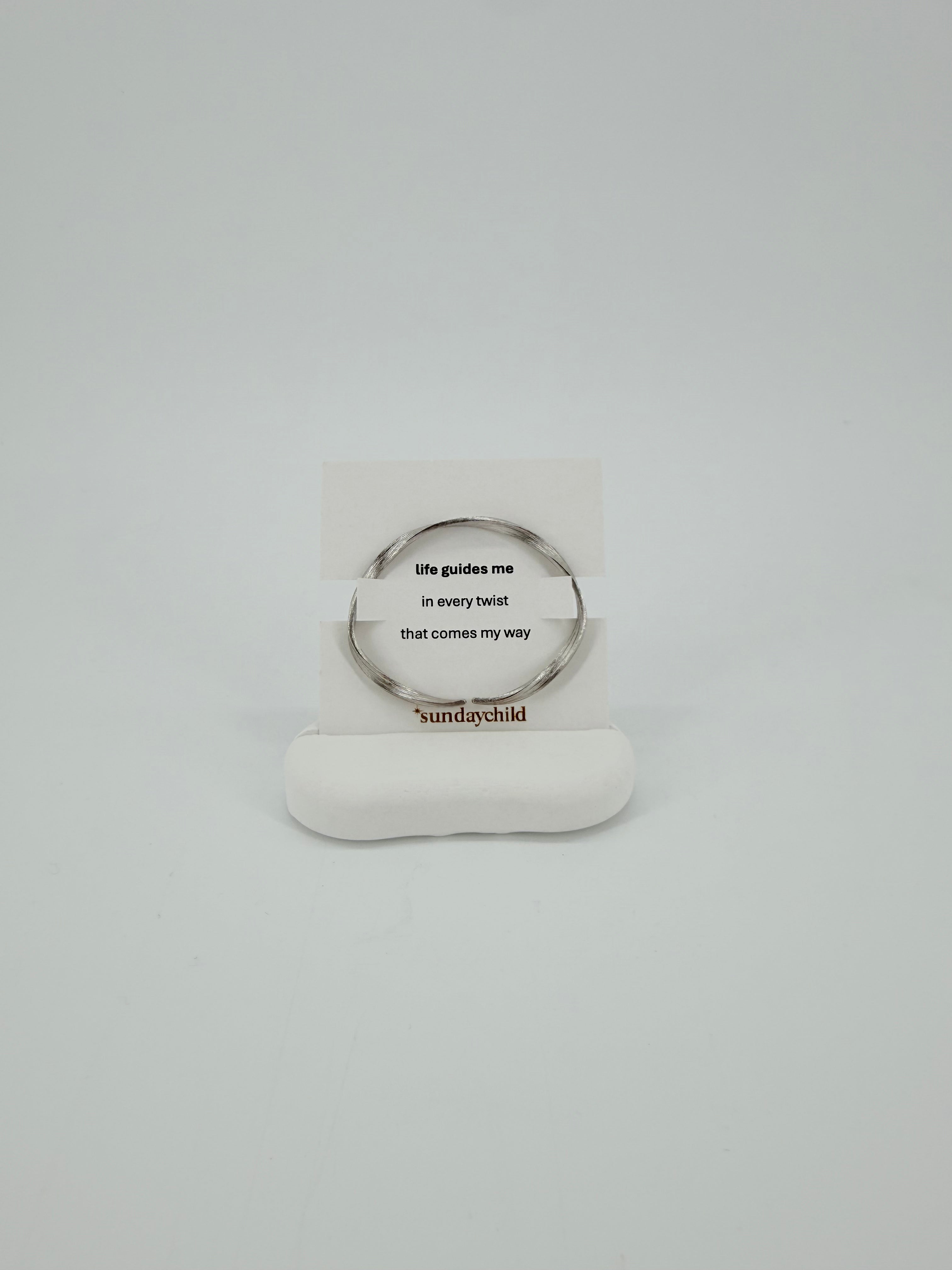 guide bracelet silver