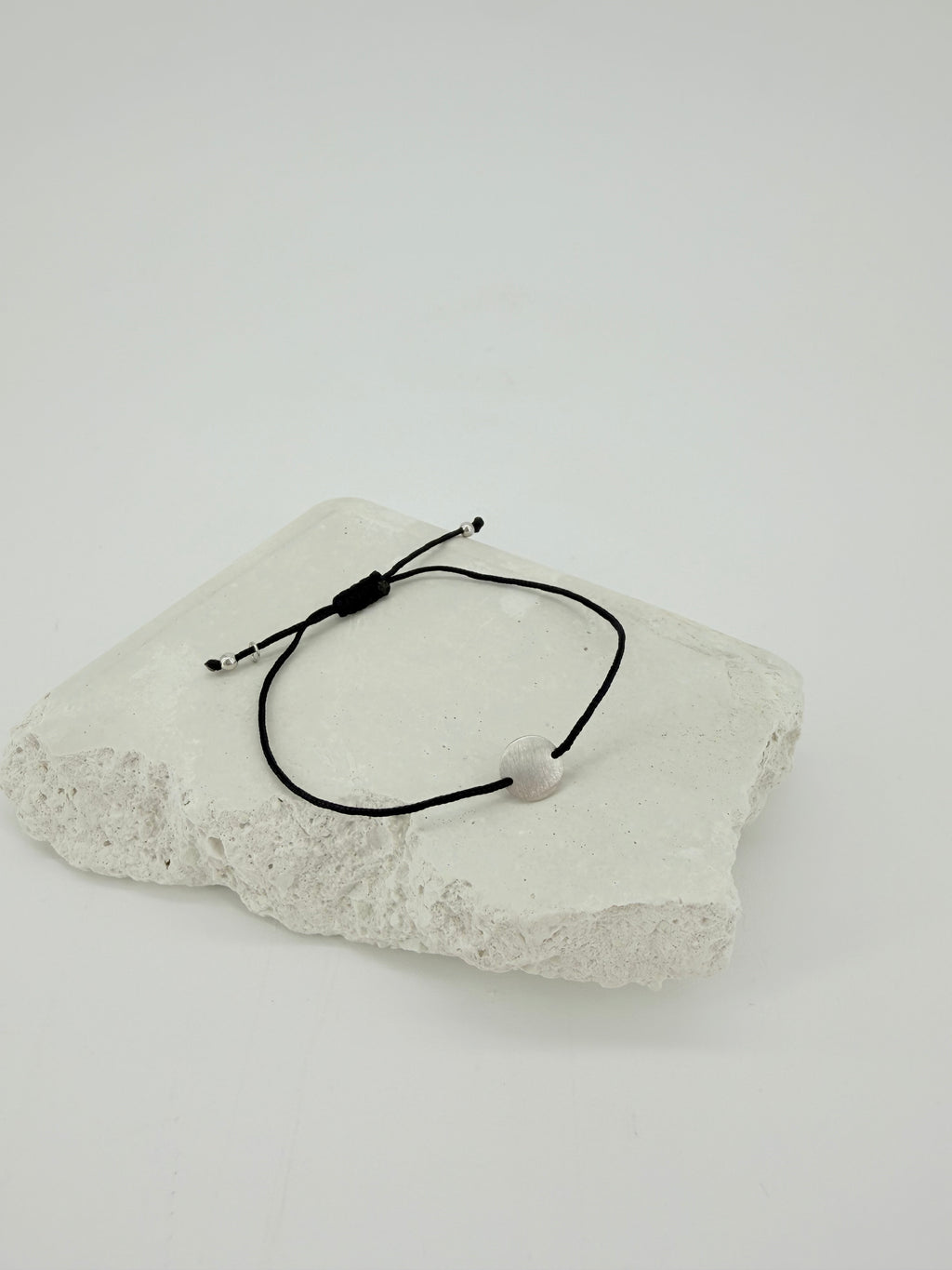 centered 2 bracelet silver