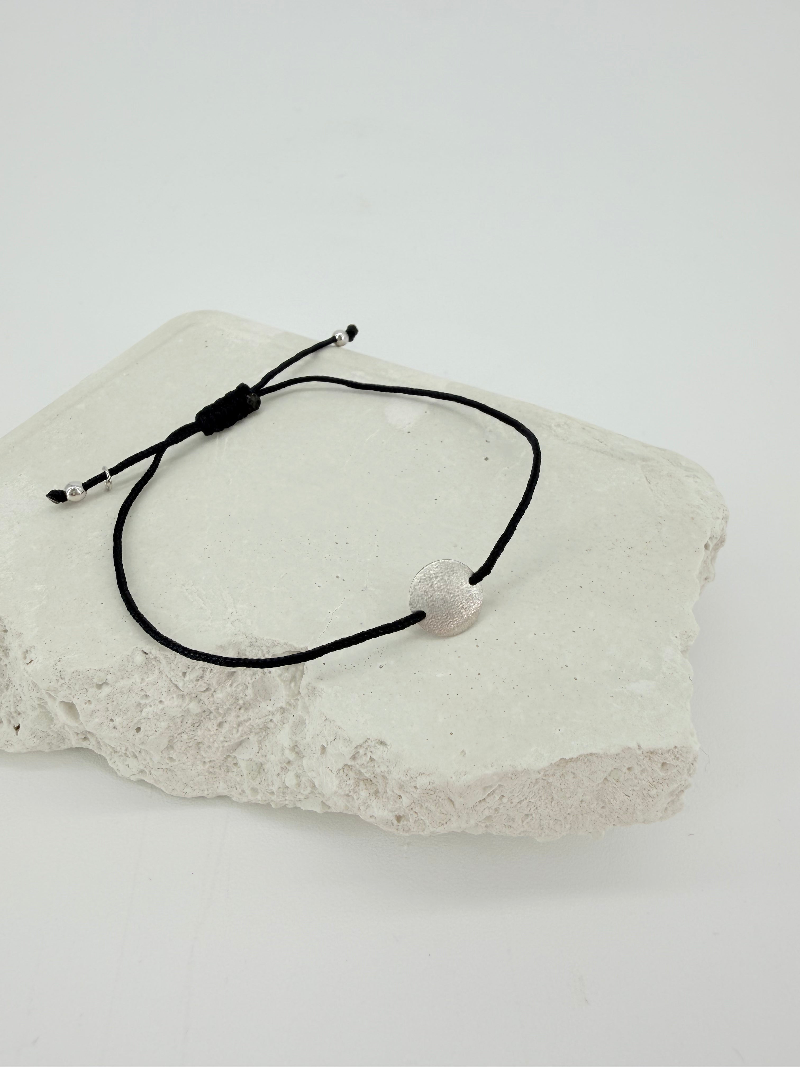 centered 2 bracelet silver